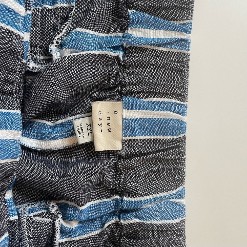 a. new day Super Cute Blue and Gray Shorts NWOT - Picture 3 of 5